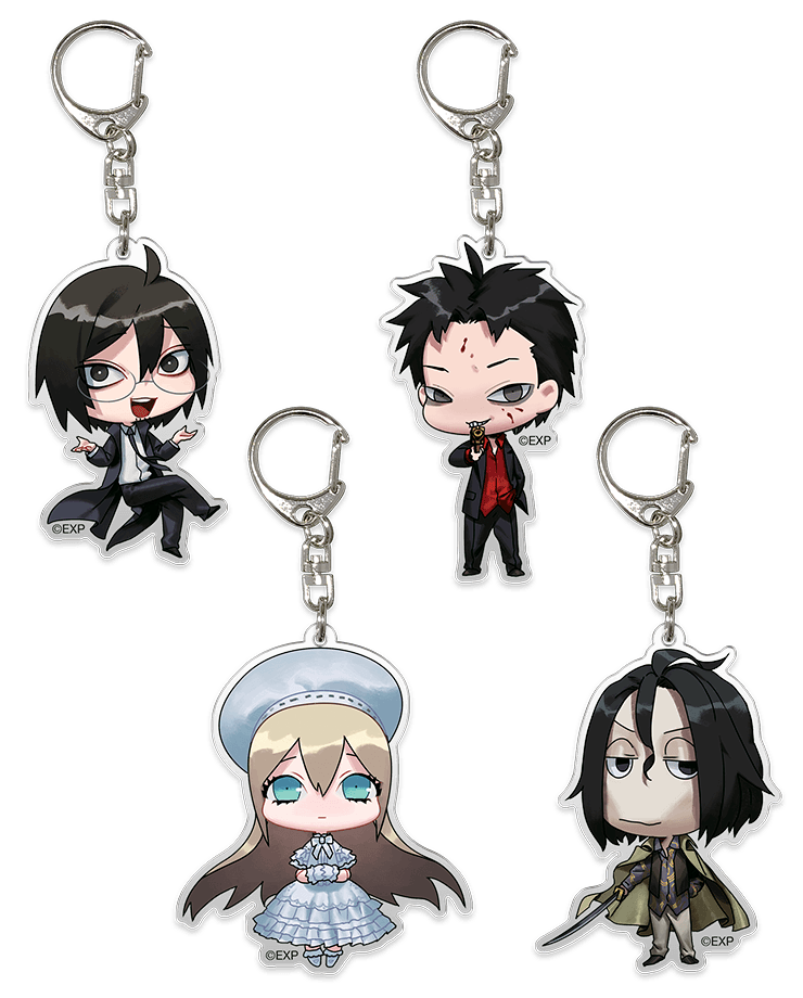 死印 NG アクリルキーホルダー 真下 八敷 翔 鬼島 天生目